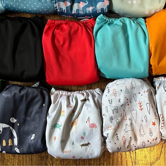 La Petite Ourse - LPO Snap Pocket Cloth Diapers full stash - Picture 4 of 10